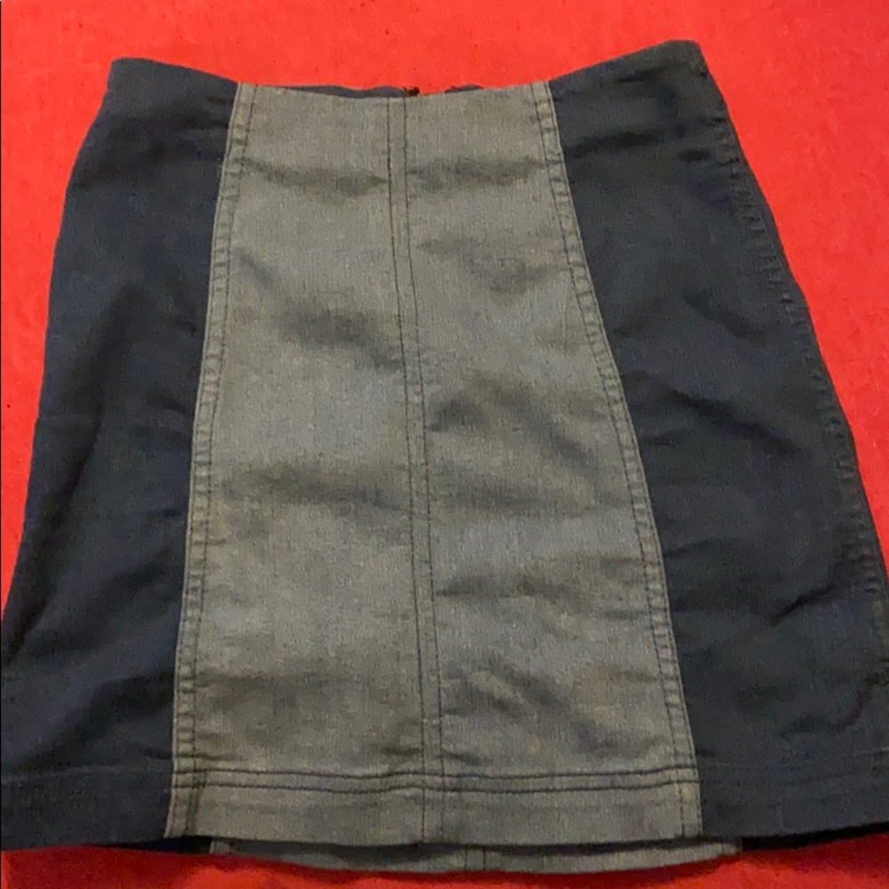 Free people Jean skirt